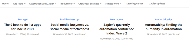 B2B SEO Strategy Guide 2021: 7 Lessons from Companies that Drive 2M+ Visits/Month 3 Zapier
