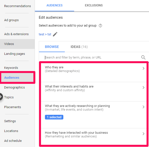 The Beginners Guide To Understanding Google Adsense Vs. Google Ads (AdWords) 11 audience targeting