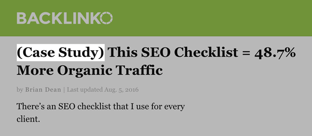 Organic vs. Paid Search: (84 Astonishing) Statistics for 2024 3 backlinko case study