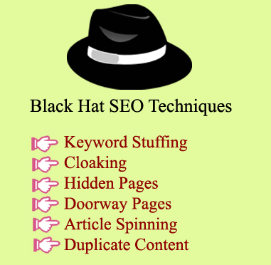 Black Hat SEO Tactics Some  Sellers Use