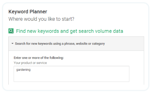 keyword planner guide