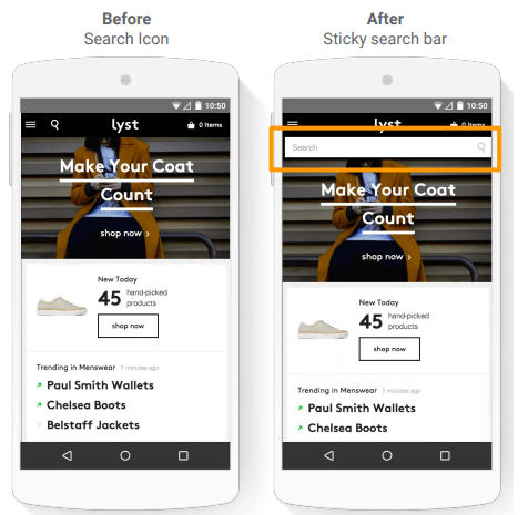7 Ecommerce User Experience Quick Wins (Making Your Visitors Happy) 2 lyst