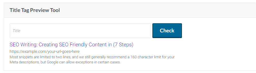 SEO Writing: Creating SEO Friendly Content in 6 Easy Steps 6 moz title