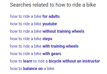 related searches