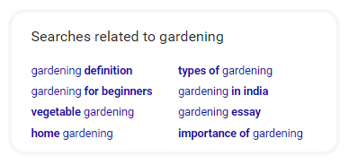 What is Latent Semantic Indexing? 1 Searches related to gardening