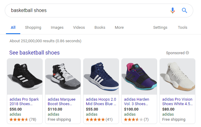 The Beginners Guide To Understanding Google Adsense Vs. Google Ads (AdWords) 7 shopping ads