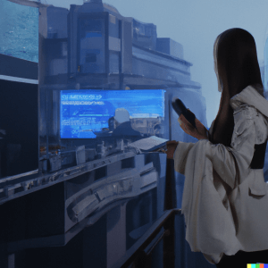 Social Media Reimagined According to the US Public 6 DALL·E 2023 02 22 10.59.17