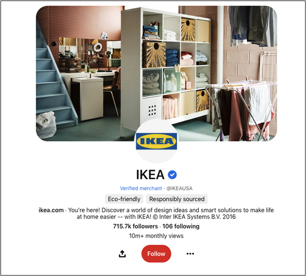 How SEOs can Generate Traffic and Backlinks with Pinterest 2 ikea 1