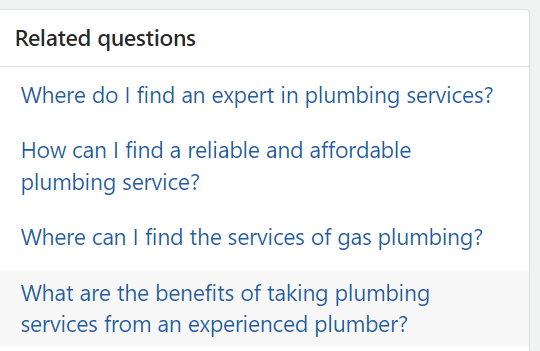Local SEO tips Quora search for plumbing services in Dallas