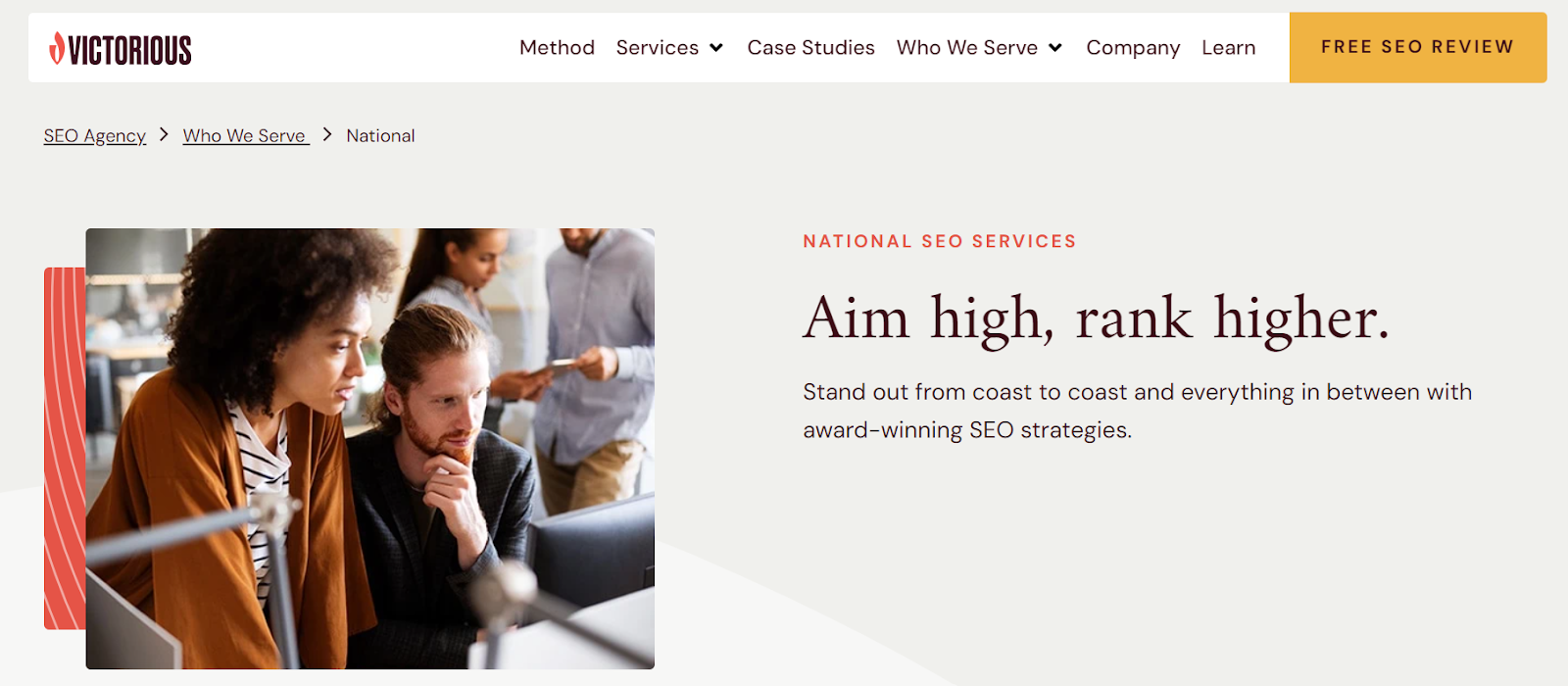 Victorious SEO listed as one of the best SEO companies for Home Services